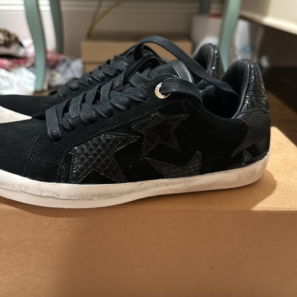 Zadig & Voltaire black flash star patterned sneakers - Picture 3 of 8